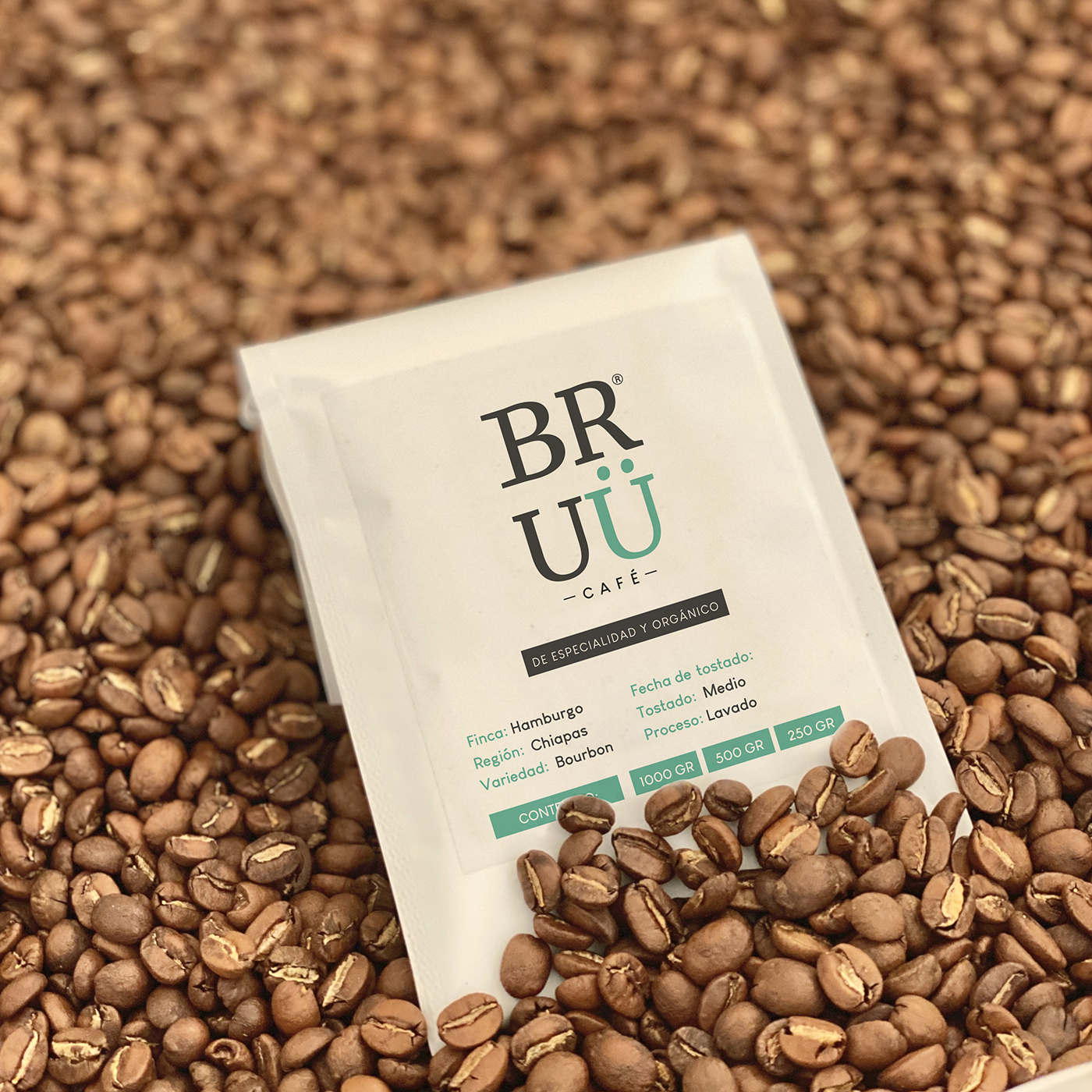 500 gr. café en grano